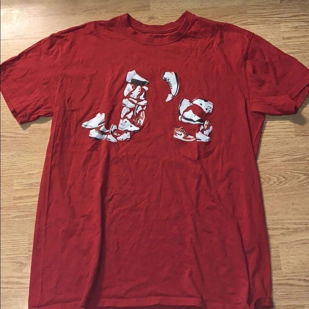 Rare! Nike JORDAN J'S Sneaker Air Nike T-Shirt XL